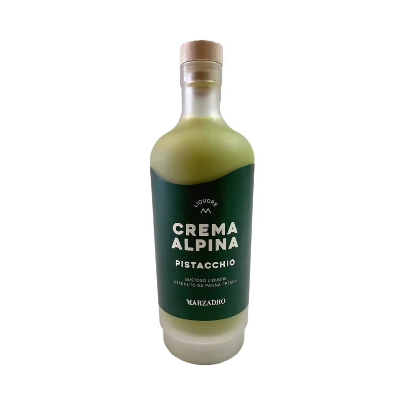 Crema alpina with pistachio